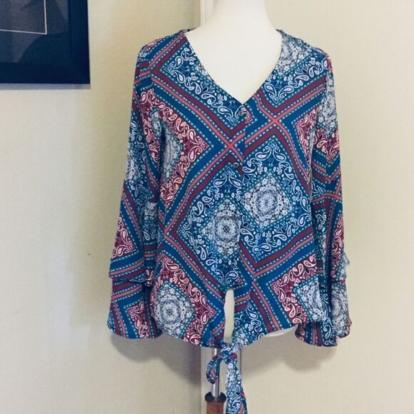 ALTAR’D STATE - NWT - CALZADA BOHO TOP - Picture 3 of 8